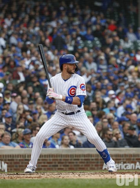 Photo Chicago Cubs Kris Bryant Bats At Wrigley Field In Chicago