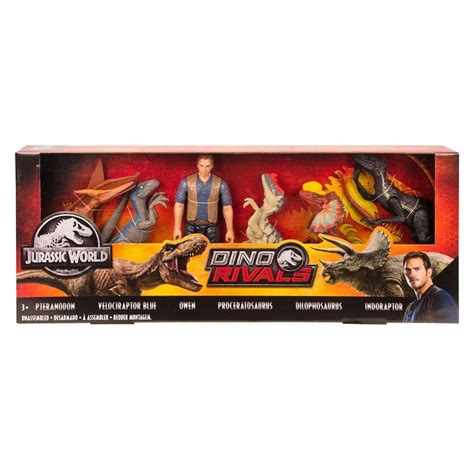 Mattel Jurassic World Dinosaurs And Figure 6 Pack Jurassic World Dinosaurs Jurassic World