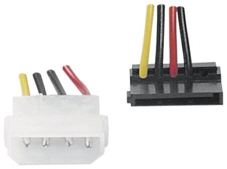 Adaptateur d alimentation Molex vers SATA Coudé 15 cm Achat Vente