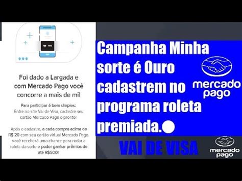 Cartão de Crédito Mercado Pago Campanha Minha sorte é Ouro programa