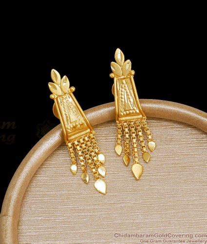 Traditional Gold Earrings Designs Kerala