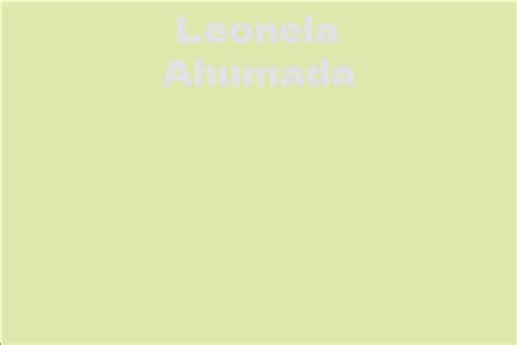 Leonela Ahumada Facts Bio Career Net Worth Aidwiki