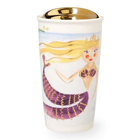 Illustrated Siren Double Wall Traveler Fl Oz Starbucks Mugs