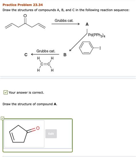 Solved Practice Problem 23 34 Draw The Structures Of Chegg