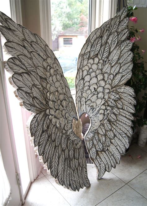 Even A Heart In The Centre Of The Wings Beautiful Angel Wings Wall