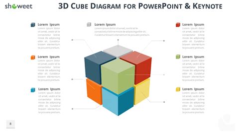 3 Steps Cubes Infographic Powerpoint Diagram Slidemodel Infographic Images