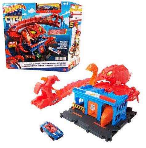 Pista Ataque do Escorpião Flex Carrinho Hot Wheels City Mattel Pistas Magazine Luiza