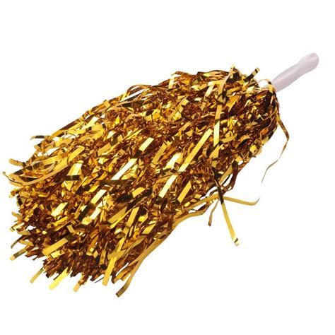 Pcs Cheerleading Pom Poms Metallic Foil Cheer Pom Poms With