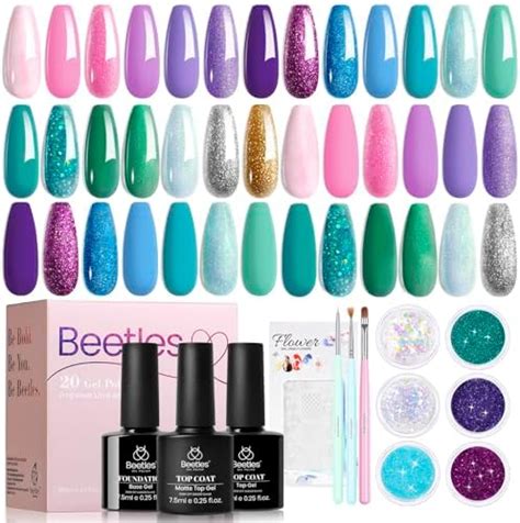 Amazon Beetles Poly Extension Gel Nail Kit Colors G Gel With