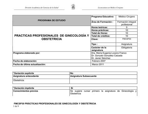 Pdf Pr Cticas Profesionales De Ginecologa Y Obstetricia Dokumen Tips