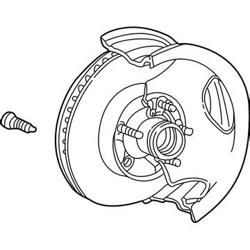 Oem Ford Al Z A Hub Rotor