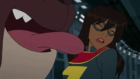 Marvel Rising Secret Warriors Ms Marvel Meets Lockjaw Youtube