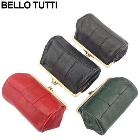 Bello Tutti Women Mini Coin Purse Original New Metal Hasp Small Wallets