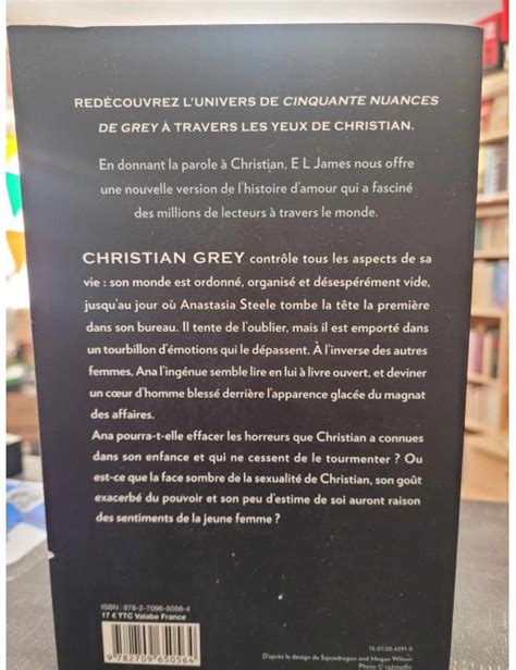 Cinquante nuances vue par Christian les 3 livres de la série