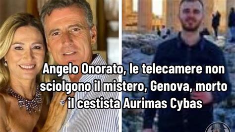 Angelo Onorato Le Telecamere Non Sciolgono Il Mistero Genova Morto