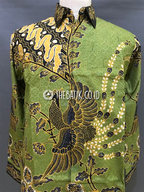 Jual Baju Kemeja Batik Tulis Sutra Atbm Baron Lengan Panjang Motif