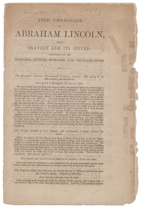 Abraham Lincoln Emancipation Proclamation Speech