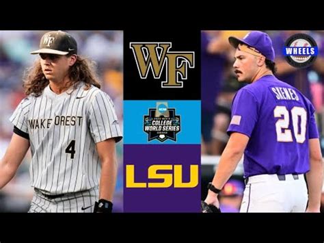 Wake Forest Vs Lsu Lowder Vs Skenes Must Watch Amazing Game