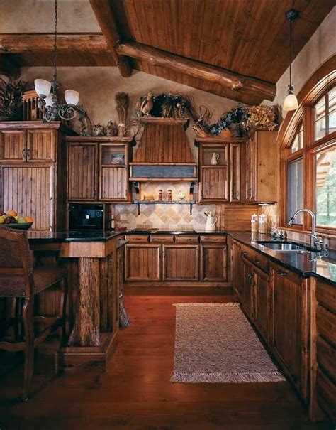 Rustic Cedar Kitchen Cabinets Things In The Kitchen