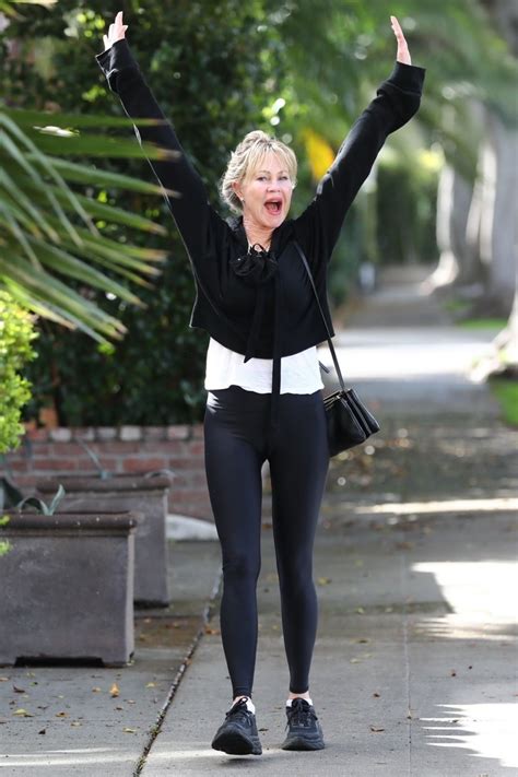 MELANIE GRIFFITH Arrives at Hair Salon in Los Angeles 03/10/2021 ...