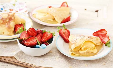 Crêpes mit Apfelmusfüllung Rezept Dr Oetker