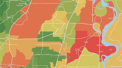 The Safest And Most Dangerous Places In West Carroll Parish La Crime