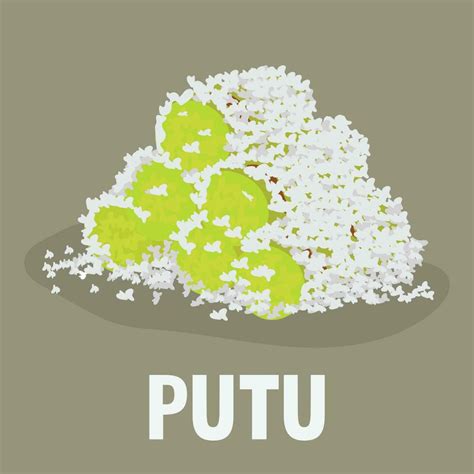 putu indonesian traditional street food  vector art  vecteezy