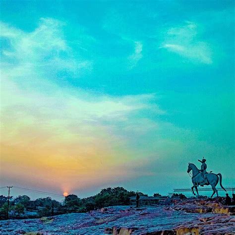 Magical Sunset At Jodhpur A Captivating View