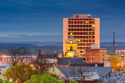 Macon Skyline stock photo. Image of historic, county - 56035998