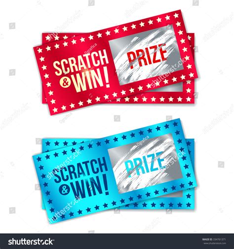 Scratch Card Game Win Effect Scratch Stock Vector (Royalty Free ...