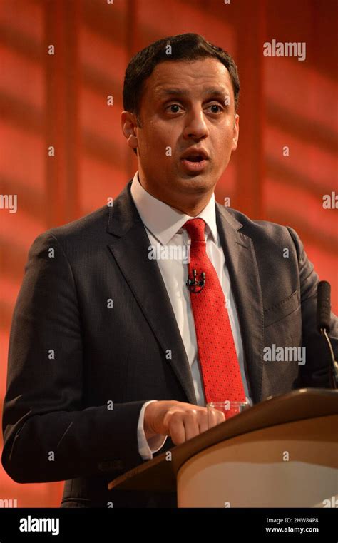 Glasgow Scotland Uk 4 March 2022 Pictured Anas Sarwar Msp