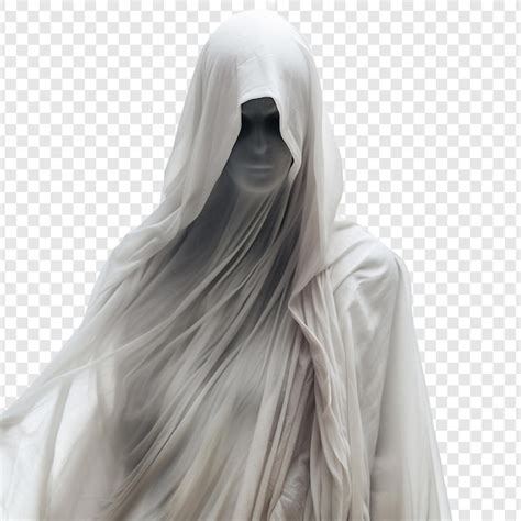 Personaje Fantasma Para Halloween Aislado En Un Fondo Transparente