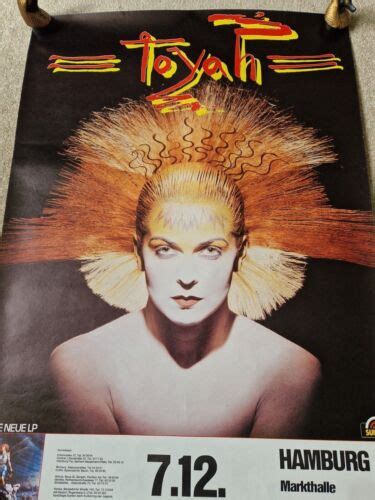 Toyah Extreamly Rare German Tour Poster 1981 Ebay