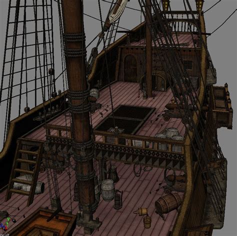 Golden Hind 3d Model