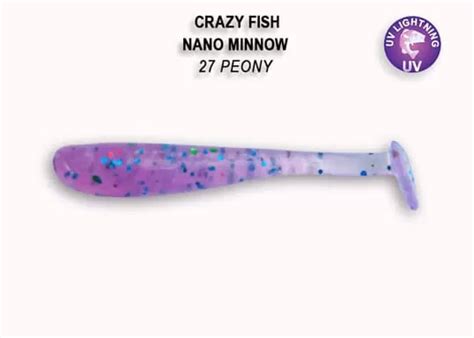 Силиконовые приманки Crazy Fish Nano Minnow 2.2" 22-55-27-6, 8шт ...