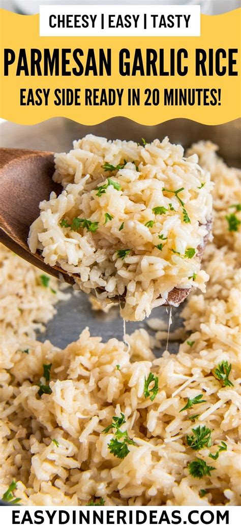 Parmesan Garlic Rice A 20 Minute Easy Cheesy Rice Recipe Artofit