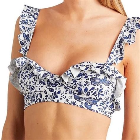 Agua Bendita Swim New Agua Bendita Margot Aquarela Bikini Top