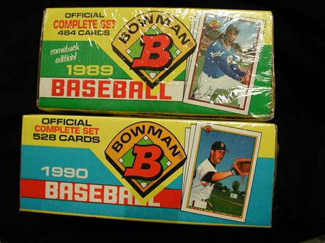 Bowman Baseball Official Factory Sealed Complete Set Cards