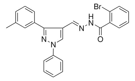 2 BR N 3 3 METHYLPHENYL 1 PHENYL 1H PYRAZOL 4 YL METHYLENE