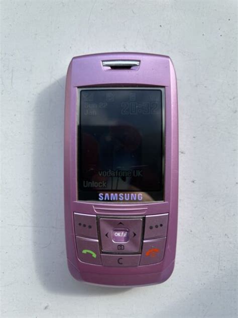 Samsung Sgh E250 Pink Unlocked Mobile Phone For Sale Online Ebay