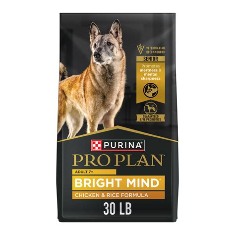 Purina Pro Plan Bright Mind Senior 7+ Dry Dog Food - Chicken & Rice