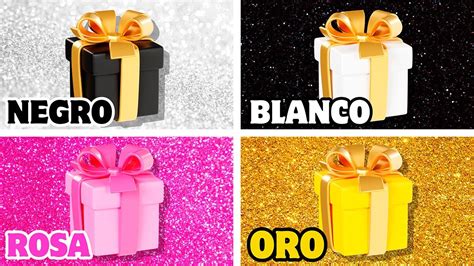 Elige 1 Regalo de 4 Desafío de 4 Cajas de Regalo Choose Your