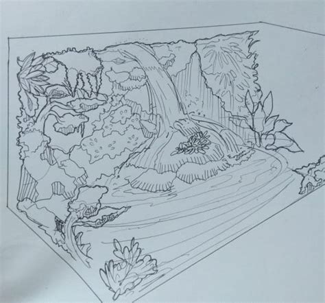 Gambar Sketsa Aquarium 57 Koleksi Gambar