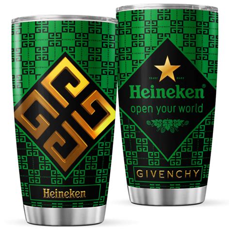 Givenchy Heineken Stainless Steel Tumbler 20Oz 30Oz Let The Colors