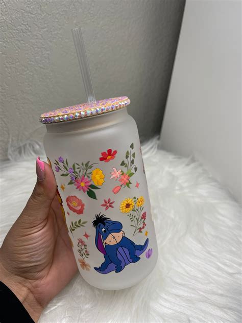 Uv Dtf Wrap Winnie The Pooh Disney Cup Wrap Cup Wrap Libbey Cup