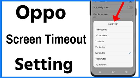 Oppo Screen Timeout Setting How To Set Screen Time In Oppo Phone