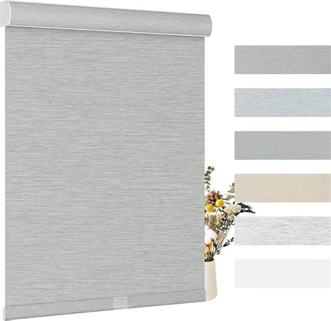 Amazon Berissa Blackout Roller Shades For Windowscordless Roller