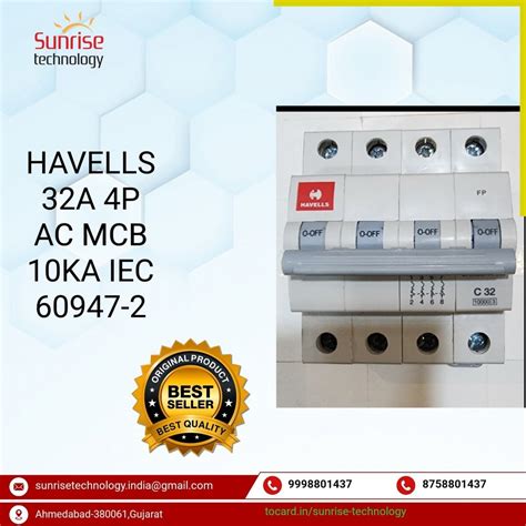 Havells Mcb Pole Havells Miniature Circuit Breaker Latest Price