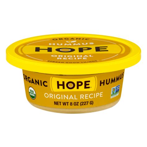 Hopes Organic Hummus Original Recipe 8 Oz Instacart