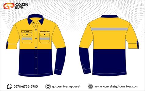 Artwork Product Baju Safety 7 Konveksi Bandung